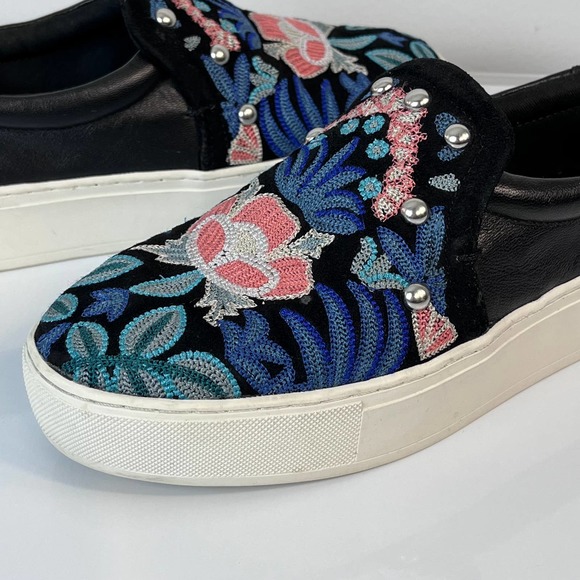 Rebecca Minkoff Noelle Embellished Slip On Sneakers Size 5.5 - Picture 2 of 10